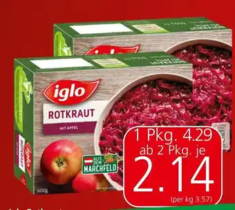 Spar Iglo Rotkraut Angebot