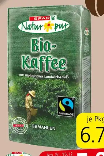 Spar Bio-Kaffee Fair Trade Angebot