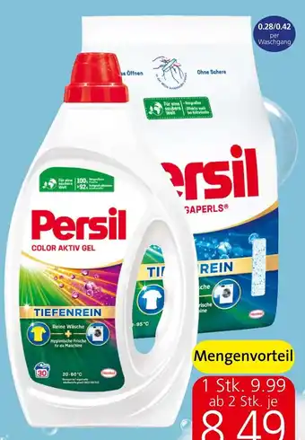 Spar Persil Gel 30 WG, Pulver 28 WG Megaperls 23 WG, Discs 20 WG oder Eco Bars 20 WG Angebot