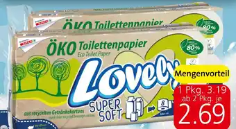 Spar Lovely Toilettenpapier ÖKO Angebot