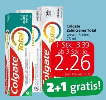 Spar Total zahncreme Angebot
