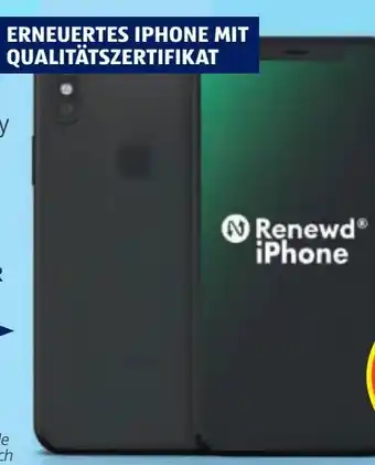 Hofer Renewd iphone xs Angebot