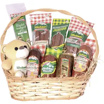 Metro Wiesbauer wurst geschenkkorb, preisangabe ohne mwst. (preis inkl. mwst. 39,59 €), metro 1.90 kilogramm 1 packung Angebot