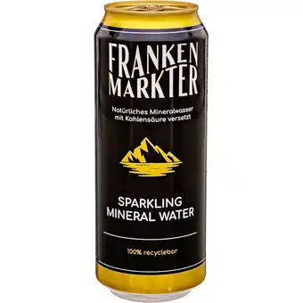 Metro Frankenmarkter mineralwasser prickelnd od. still, preisangabe ohne mwst. (preis inkl. mwst. 0,35 €), metro 0.50 liter 1 dose Angebot