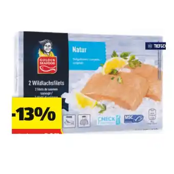Hofer Golden seafood msc wildlachsfilet hofer 250 gramm 1 packung Angebot