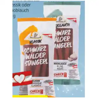 Hofer Genuss 100% aus österreich schwärzwälder stangerl versch. sorten hofer 100 gramm 1 packung Angebot