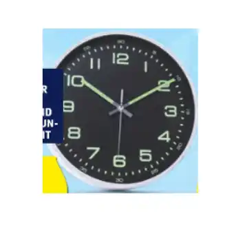 Hofer Krontaler wanduhr mit leuchtzahlen hofer 1 stück Angebot