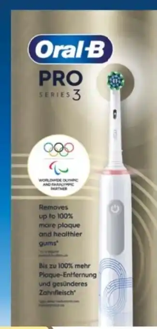 Bipa Elektrisches zahnbürste oral-b pro series 3 olympia edition Angebot