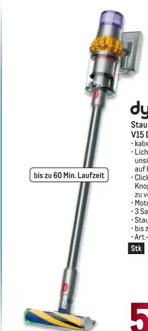 Metro Staubsauger v15 detect absolute Angebot