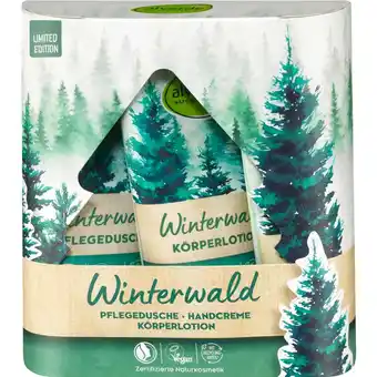 dm Alverde geschenkset winterwald dusche, body lotion, handcreme dm 1 set Angebot
