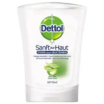 Bipa Dettol no touch flüssigseife nachfüllung div. sorten bipa 250 milliliter 1 flasche Angebot