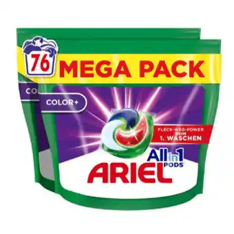 Bipa Ariel waschmittel all in 1 pods div. sorten bipa 1 packung Angebot