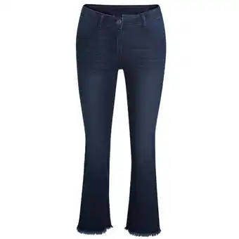 Ernsting's family 7/8 damen cropped-flare-jeans mit fransen Angebot