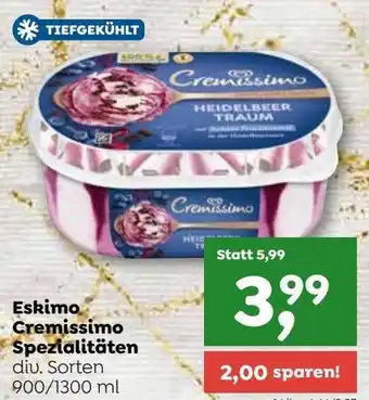 ADEG Eskimo Cremissimo Spezialitäten 900/1300 ml Angebot