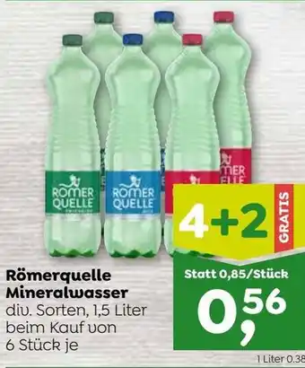 ADEG Römerquelle Mineralwasser 1.5 Liter Angebot
