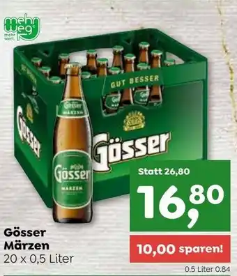 ADEG Gösser Märzen 20 x 0.5 Liter Angebot