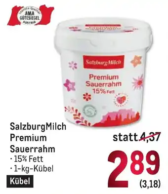 Metro Salzburg Milch Premium Sauerrahm Angebot