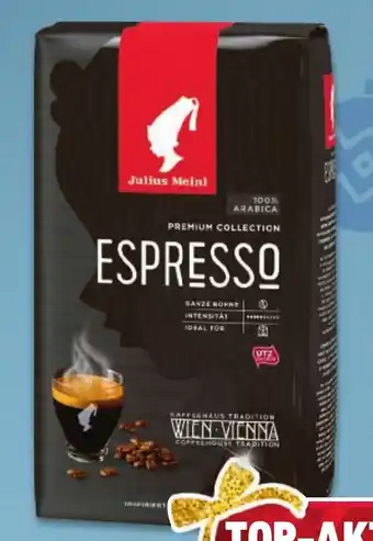Metro Julius Meinl Premium Caffè Crema od. Espresso Angebot