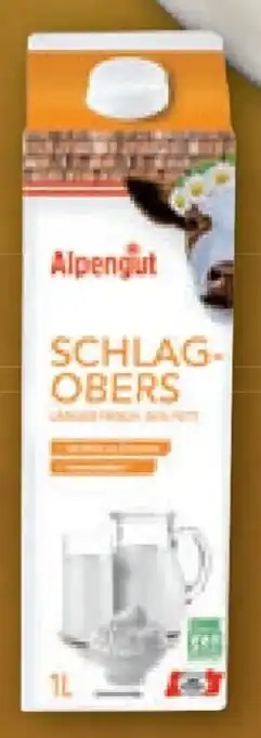 Lidl Alpengut Schlagobers 1 Liter Angebot