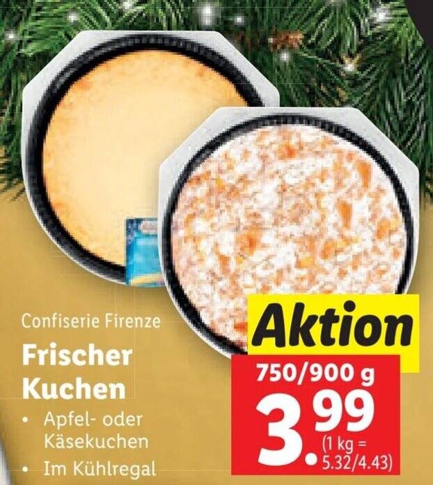 Frischer Kuchen Angebot bei Lidl