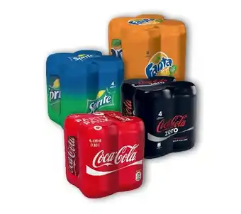 Travel FREE Coca cola, fanta, sprite multican 4x0,33l Angebot
