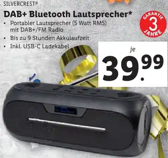 Lidl DAB+ Bluetooth Lautsprecher Angebot