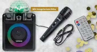 Lidl Lenco Bluetooth Karaoke-System Angebot