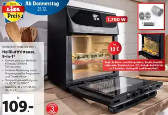 Lidl Heißluftfritteuse, 9-in-1 Angebot