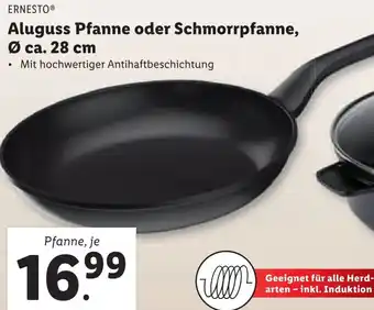 Lidl Aluguss Pfanne, Ø 28 cm Angebot