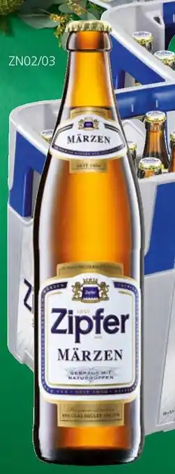 Eurospar Zipfer Märzen 0.5 Liter Angebot