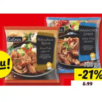 Lidl Culinea hendl-kebap oder gyros lidl 750 gramm 1 packung Angebot