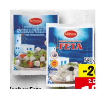 Lidl Milbona griechischer feta div. sorten hofer 1 packung Angebot