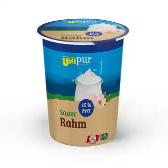 Unimarkt Unipur sauerrahm 15% f.i.tr. unimarkt 250 gramm 1 becher Angebot