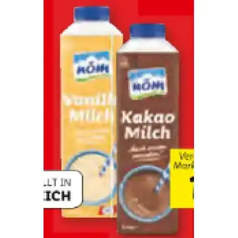 Lidl Nöm kakao oder vanille-milch verschiedene sorten lidl 1 liter 1 packung Angebot