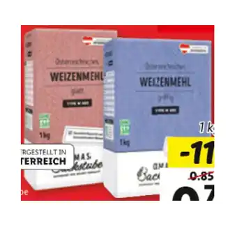 Lidl Omas backstube weizenmehl verschiedene sorten lidl 1 kilogramm 1 packung Angebot