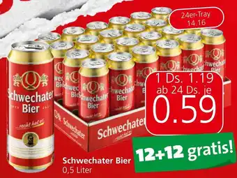 Eurospar Schwechater Bier 0,5 Liter Angebot