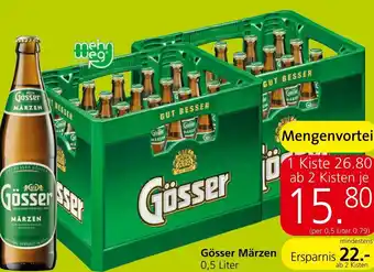 Eurospar Gösser Märzen 0,5 Liter Angebot