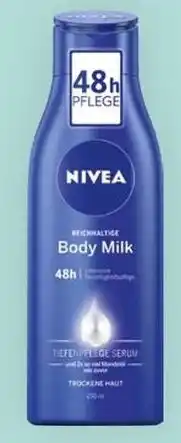 Bipa NIVEA Body Lotion od. Body Milk div. Sorten 400 ml Angebot
