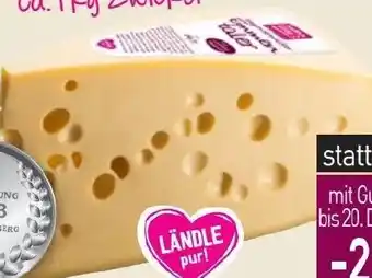 Sutterlüty Sutterlüty's Bregenzerwälder Emmentaler Angebot