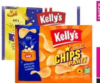 Sutterlüty Kelly's Chips Party Classic, Paprika Party oder Snips Party 250 g Angebot
