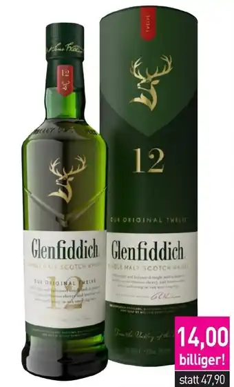 Sutterlüty Glenfiddich Single Malt Scotch Whisky 12yo 0,7 Liter Angebot