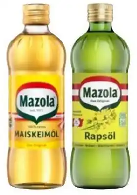 Sutterlüty Mazola Maiskeim-, Sonnenblumen- oder Rapsöl 0,5 Liter Angebot