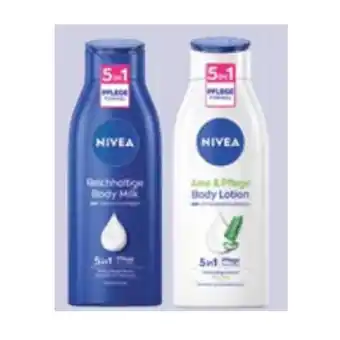 Maximarkt Nivea body milk, lotion oder in-dusch body milk versch. sorten maximarkt 400 milliliter 1 flasche Angebot