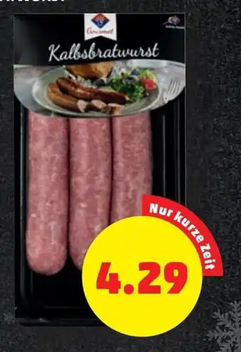 PENNY GOURMET KALBSBRATWURST Angebot