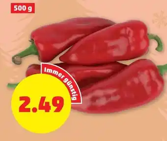PENNY KNACKIGE SPITZPAPRIKA ROT Angebot