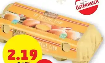 PENNY 10 FRISCHE EIER AUS BODENHALTUNG Angebot