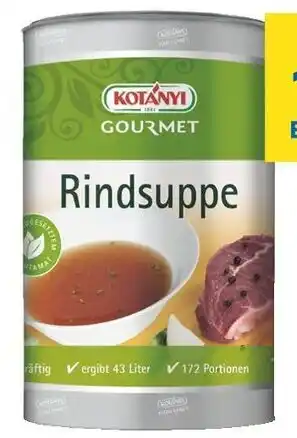 T&G Kotanyi Rindsuppe 1kg Angebot