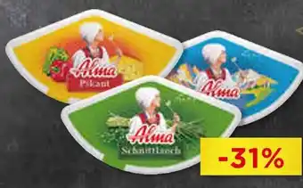 Unimarkt Alma Schmelzkäseecken Angebot