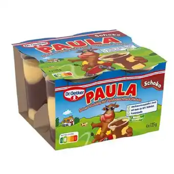 Eurospar Dr. oetker paula schoko- oder vanillepudding eurospar 4 stück 1 packung Angebot