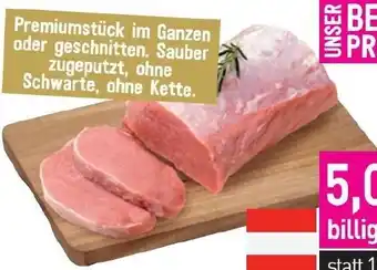 Sutterlüty Österreichisches Schweinekarree Premiumstück ,,Rose" per kg Angebot
